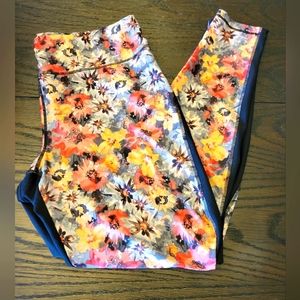 Floral danskin athletic legging
